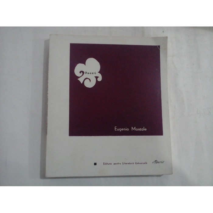 POEZII - EUGENIO MONTALE